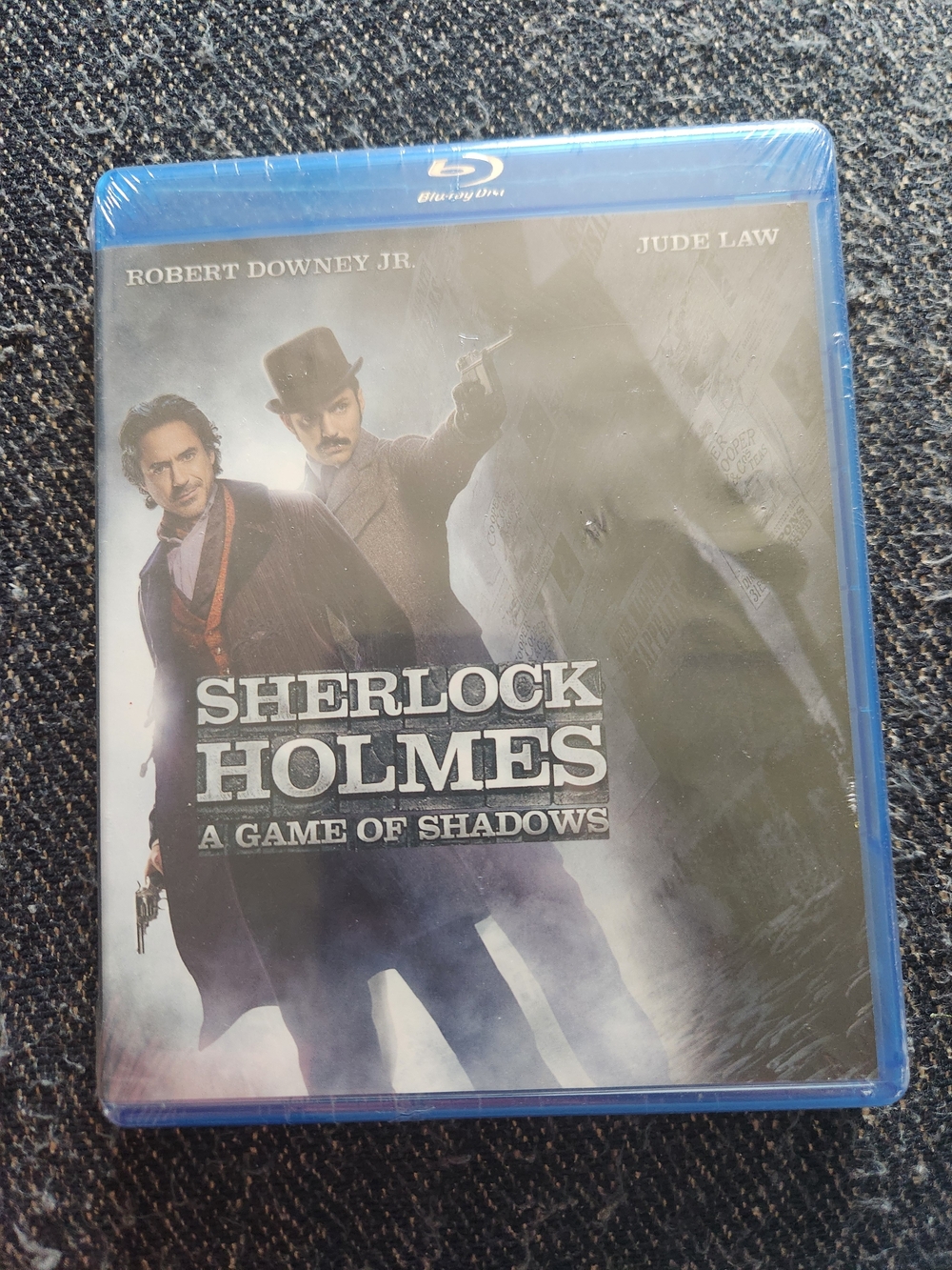 Warner Bros. Sherlock Holmes Blu-ray Case in Blue